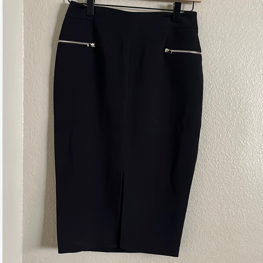 Black high waisted skirt